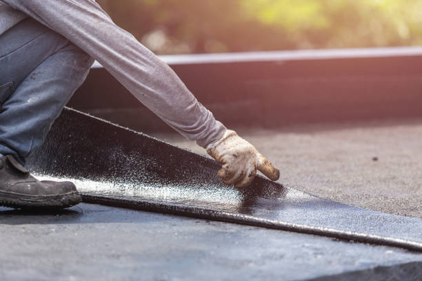Professional Waterproofing technician working in Brookfield, WI